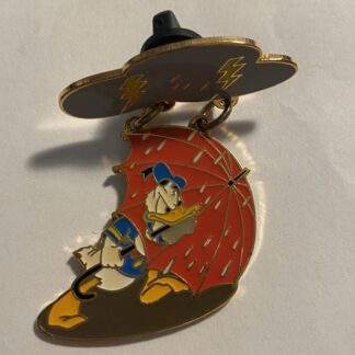 Donald Duck 60Th Birthday – Heavy Rain Dangle Disney Pin LE (B7)