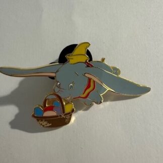 Dumbo- Flying w/ Easter Basket-Disneyland Resort Pin- LE 1500 (E5)