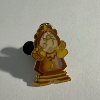 EURO DISNEY DISNEYLAND PARIS BEAUTY & THE BEAST Cogsworth PIN (E8)