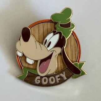 Goofy - Classic Character Heads on Wood 2025 Disney Pin H0