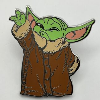 Grogu Using the Force Pushing Mandalorian Star Wars 2025 Monogram Disney Pin E0