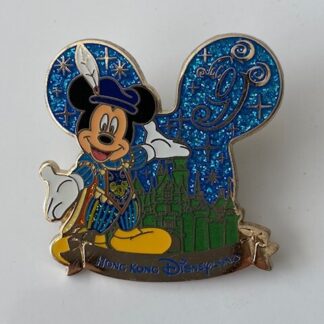 HKDL 9th Anniversary Mystery Collection Mickey Blue Glitter Disney Pin (B5)