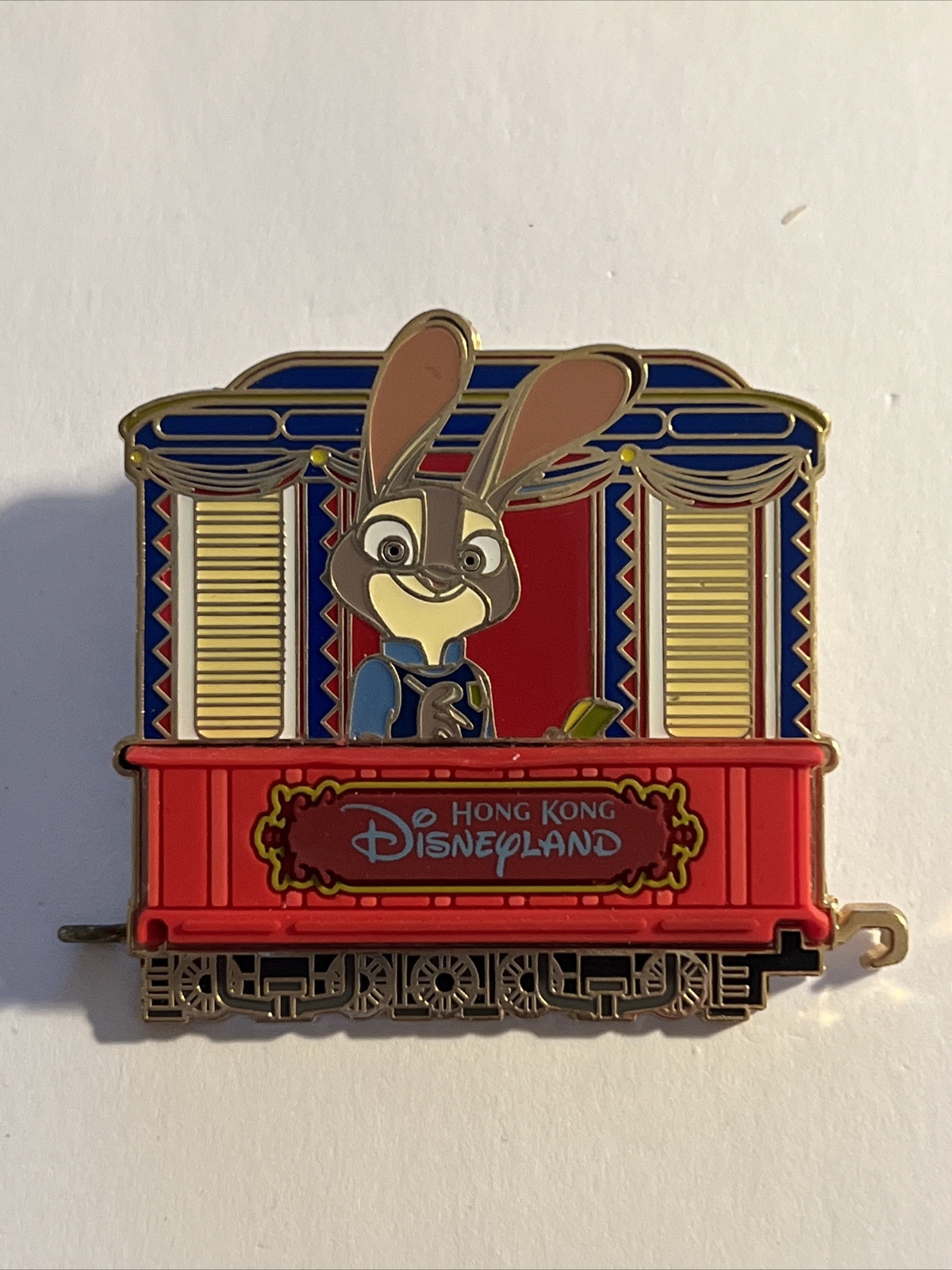 HKDL Disney Disneyland Pin NEW Zootopia Rabbit Judy LE300 Train 3D (C2 ...
