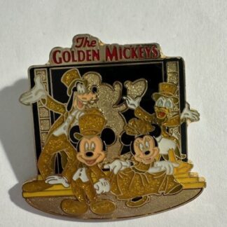 HKDL Golden Mickeys Mickey Minnie Goofy Donald Disney Pin 2010 (C0)