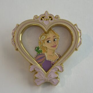 HKDL Magic Prize Pin Rapunzel Heart LE 400 Pascal Tangled Hong Kong Disney E8