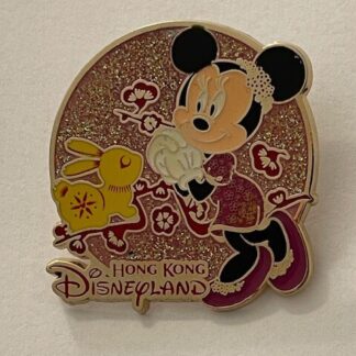 HKDL Minnie Mouse Zodiac Bunny Rabbit Disney Pin 2011 (A5)