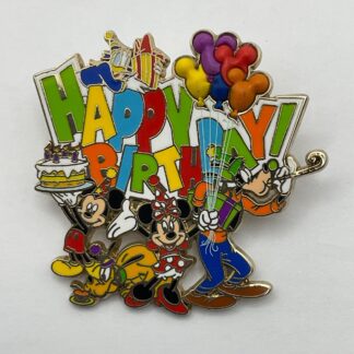 Happy Birthday Mickey & Friends Fab 5 Disney Pin G5