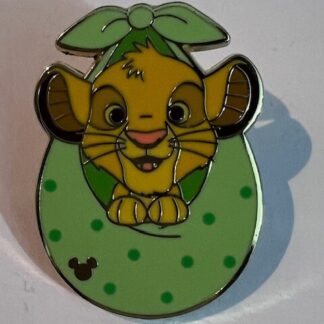 Hong Kong Disney 2018 Lion King Baby Simba Blanket Hidden Mickey Pin (D1)
