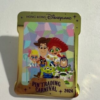 Hong Kong Disneyland Carnival Toy Story Card Chaser Pin (E0)