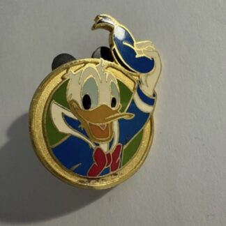 JDS Japan Donald Duck Round Window Disney Pin (F0)