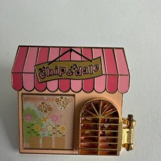 Japan - Chip and Dale - Flower Shop - Hinged - Spring Flowers 2002 Disney Pin C3
