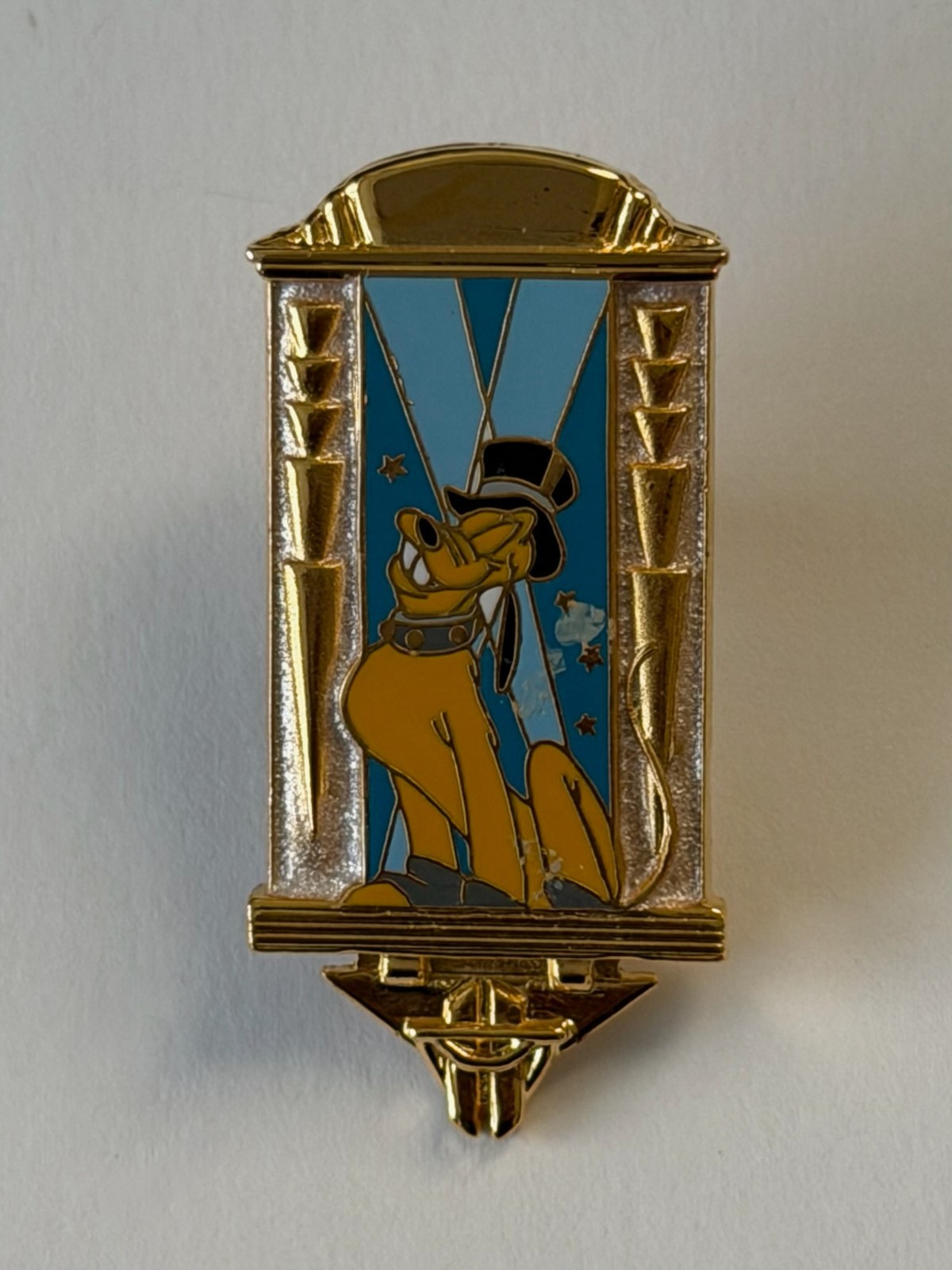Japan - Pluto - Happy 1st Anniversary - JDS 2021 Gold Top Hat Disney Pin H9