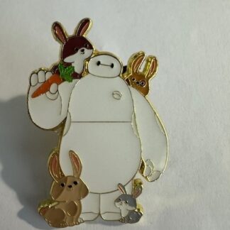 Loungefly - Baymax with Bunnies - Baymax and Animals - Big Hero 6 Disney Pin A4