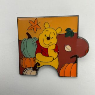Loungefly Disney Winnie The Pooh Autumn Fall Puzzle Piece Mystery Pin Pooh H1