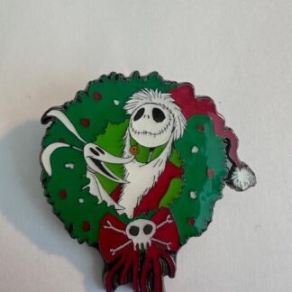 Loungefly Jack & Zero Holiday Pin Nightmare Before Christmas Wreath Pin (C7)