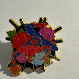 Loungefly Marvel Spider-Man Floral Enamel Disney Pin C7