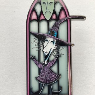 Loungefly Nightmare Before Christmas Stained Glass Window Shock Disney Pin G3