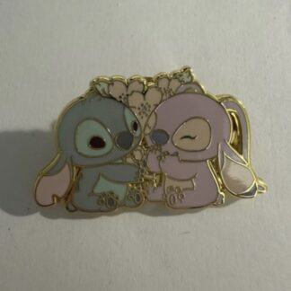 Loungefly Stitch & Angel Sakura Cherry Blossom Disney Pin (F0)