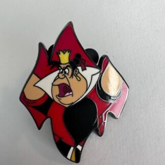 Loungefly Villains Flames Queen Of Hearts Alice In Wonderland Disney Pin (C9)