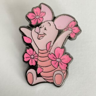 Loungefly Winnie The Pooh Cherry Blossom Glitter Blind Box Enamel Pin PIGLET A8