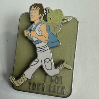 Luke Yoda Luke Carrying Yoda I Got Your Back Star Wars Disney Pin (E2)