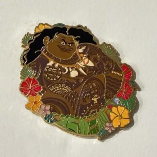 MII - Maui - Moana 2 Floral Mystery Set Flowers Monogram Disney Pin H6