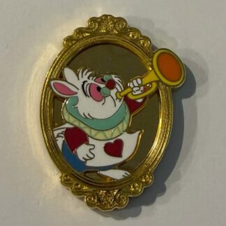 MII White Rabbit Alice in Wonderland Mirror Portraits Mystery 2026 Disney Pin H6