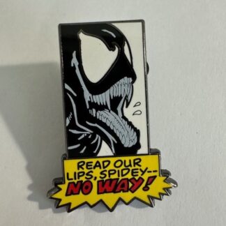 Marvel Comics Medium Import Retro VENOM! Read Our Lips Spidey Disney Pin C3