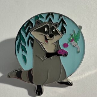 Meeko and Flit - Pocahontas - Raccoon and Hummingbird with Berries Disney Pin C2