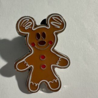 Mickey Gingerbread Cookie Christmas Holiday Park Snack Food Disney Pin  (A7)