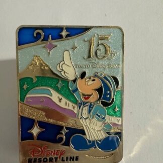 Mickey Mouse 15th Tokyo Disney Resort Line Monorail Pin (E7)
