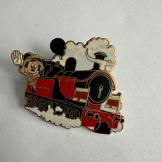 Mickey Mouse Disney Safari Train Ride Conductor Attraction Trading Pin 2005 (E7)