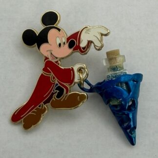 Mickey Mouse Vial of Magic Dust Sorcerers Apprentice Dangle 2011 Disney Pin G8