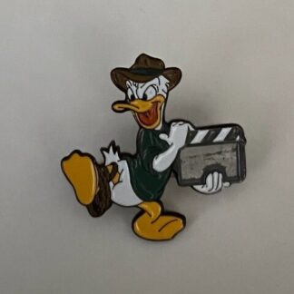 Movie Donald Cowboy With Clap Board Disney Pin (A7)