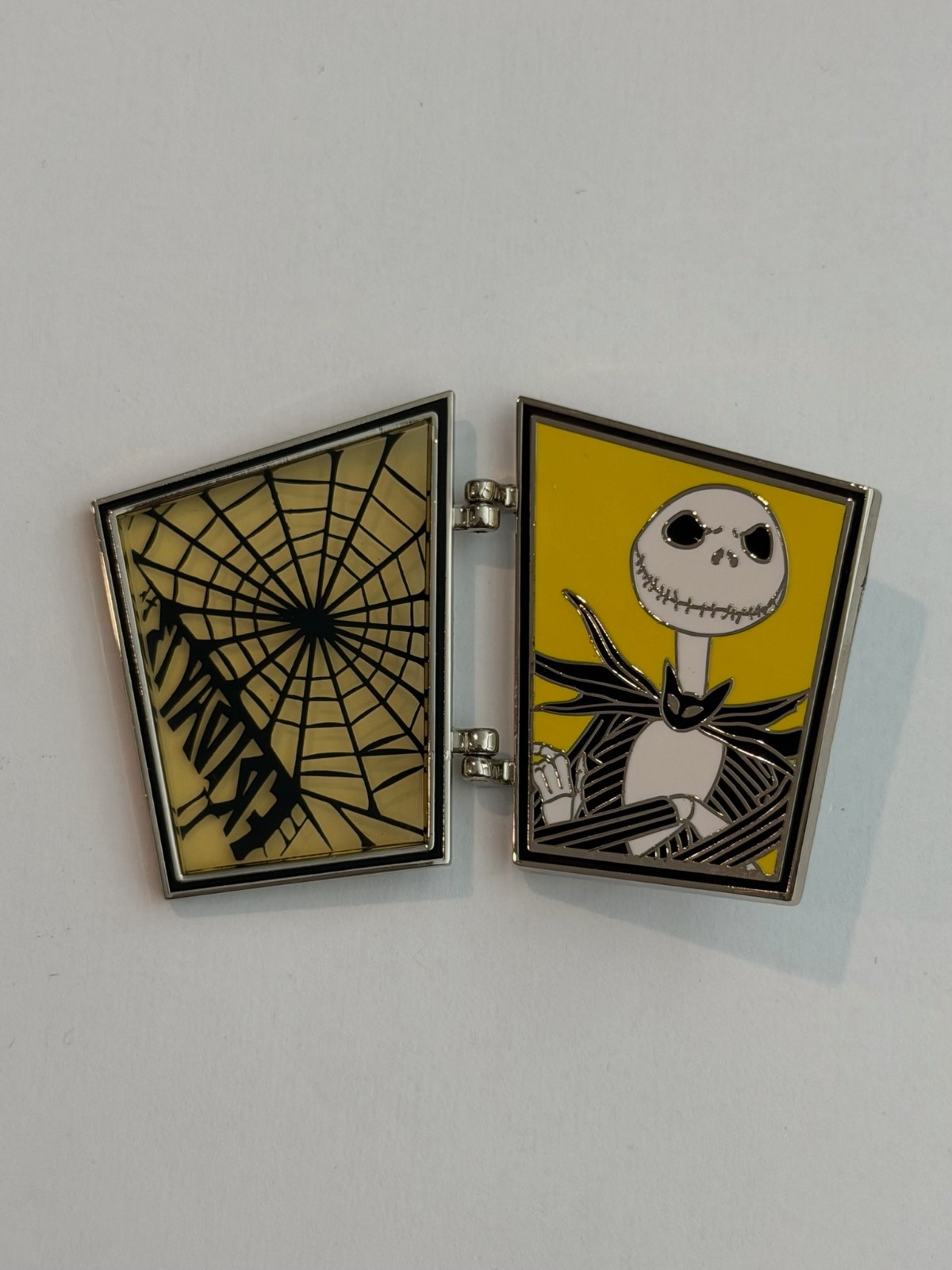 NBC Jack Skellington Friday the 13th Hinged 2013 Spider Webs Disney Pin H9 - Image 2