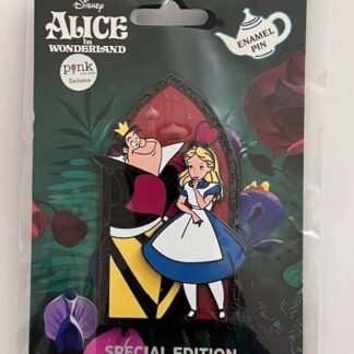PALM Alice Queen of Hearts Good vs Evil Pink A La Mode LE300 Disney Pin B