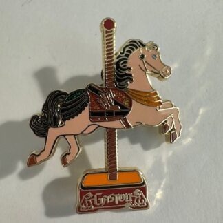 PALM Pink a La Mode Gaston Princess Villains Carousel LE 500 Disney Pin F1