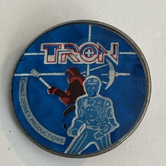Pin 100377 Small English Tron Domed Disney Pin RARE (A9)