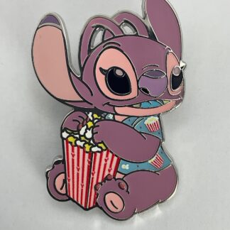 Popcorn February Stitch Attacks Snacks Angel ONLY LR Disney Pin C8