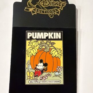 Pumpkin Garden MIckey LE 100 Disney Auction Pin B