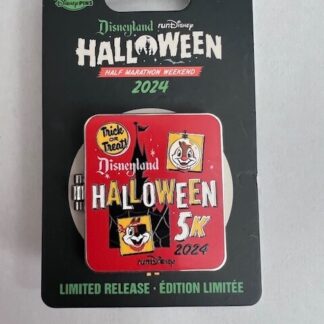 RunDisney 2024 Halloween Disneyland Pin feat Chip & Dale - LE Disney (B)