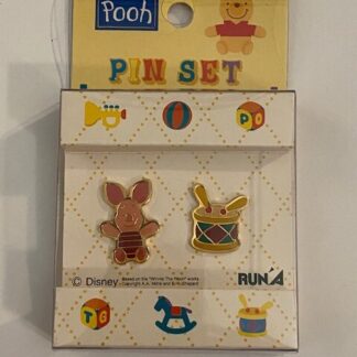 Run’a Winnie The Pooh Pin Set Piglet And Drum