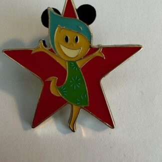 SDR SHANGHAI WORLD OF PIXAR MYSTERY INSIDE OUT JOY RED STAR Disney Pin (A4)