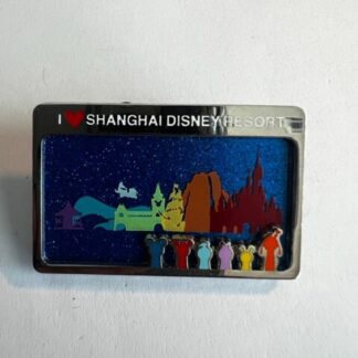 SDR Shanghai I Heart Shanghai Disney Resort License Plate Disney Pin (C1)