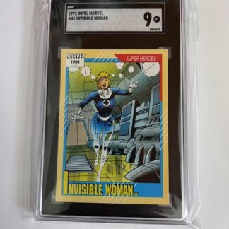 SGC 9 1991 Impel Marvel #41 Invisible Women Card PSA 9
