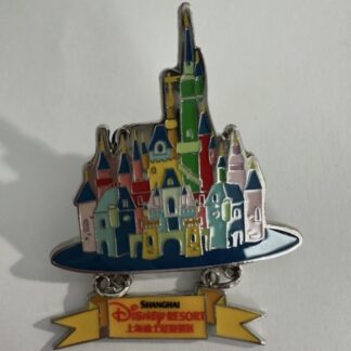 SHDR Shanghai Castle Dangle Charm Storybook Disney Pin (F0)