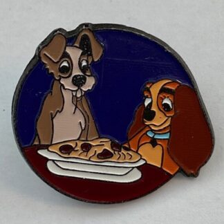 Sedesma Lady And The Tramp Sitting With Bowl Of Pasta Disney Pin (A3)