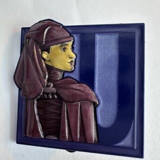 Star Wars Celebrarion 2022 Alphabet Pin LE 500 Letter U Luminary Unduli (C0)