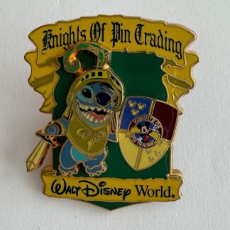 Stitch as a Knight Shield Knights of Pin Trading WDW 2008 Disney Pin G7