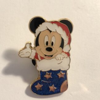 TDL - Christmas Stockings - Mickey Mouse Disney Pin  (B8)